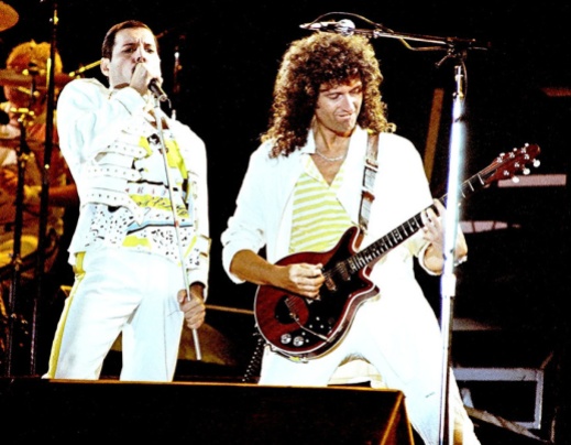 El ayer de la Red Special y Brian May, junto a Freddie Mercury.
